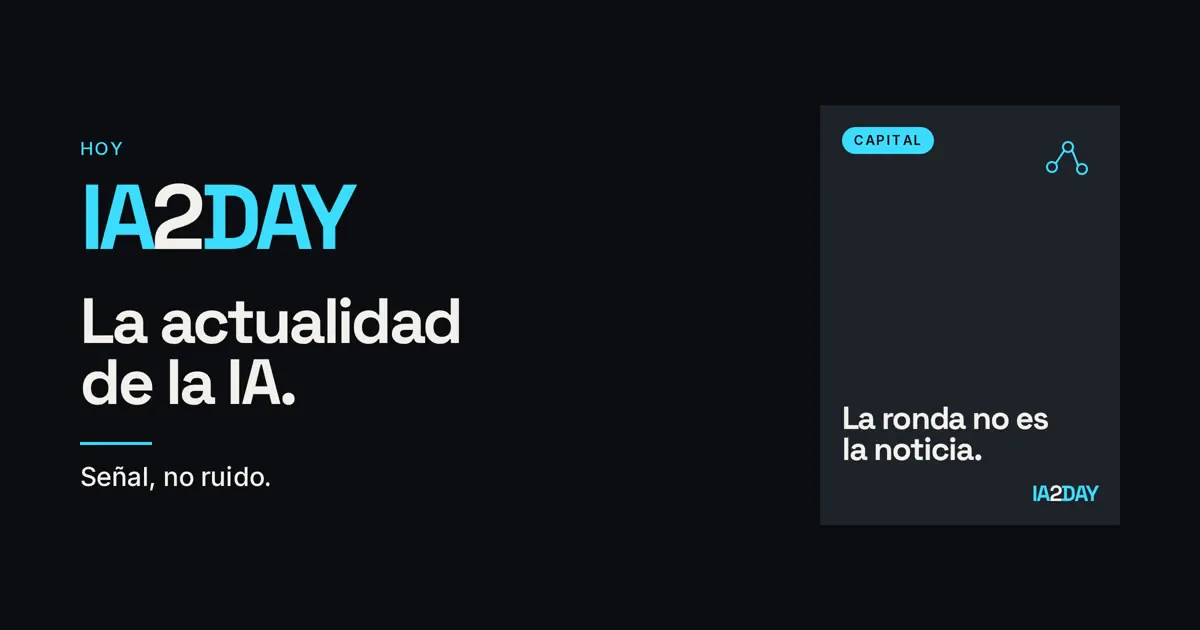 Portada de IA2Day: la actualidad de la IA. Señal, no ruido.